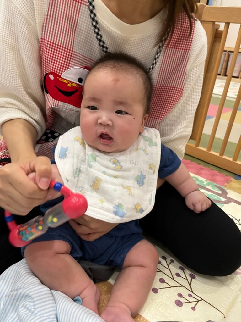 新しいお友達が仲間入り💜(0歳児🦦)