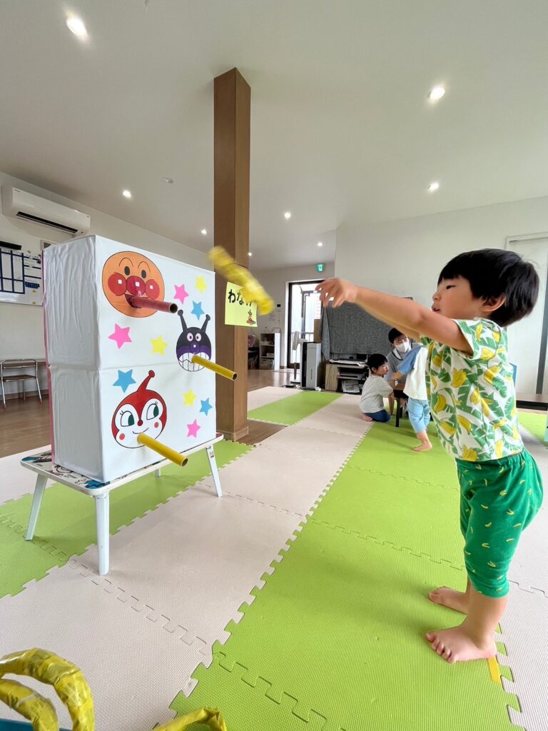 🏮様々なゲームに挑戦だ‼︎くじら祭り🏮(2歳児🐳)