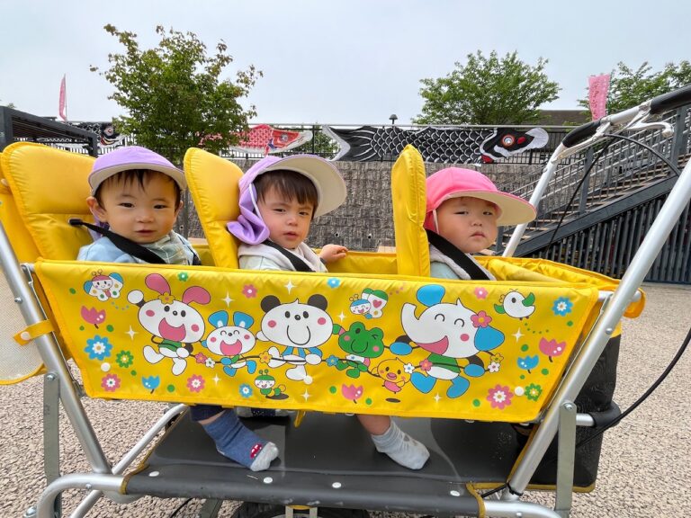 ぽかぽか☀️楽しいお散歩(0歳児🦦)